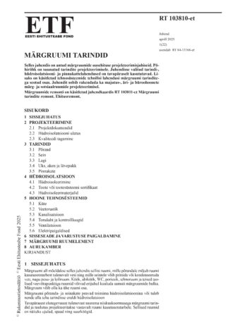 RT 103810-et Märgruumi tarindid